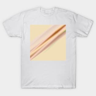 brown cream abstract texture art T-Shirt